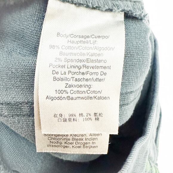 DKNY Green Denim Jeans Contrast Stitching Skinny High Rise Size 28 - Picture 6 of 9